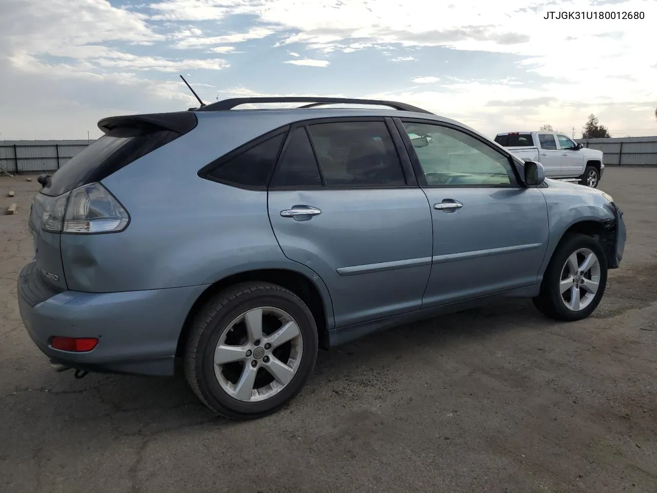 2008 Lexus Rx 350 VIN: JTJGK31U180012680 Lot: 74833754