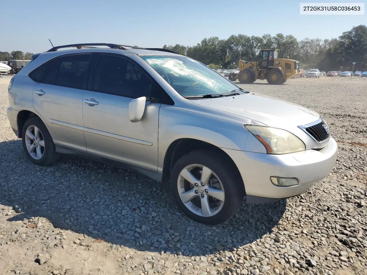 2008 Lexus Rx 350 VIN: 2T2GK31U58C036453 Lot: 74943184