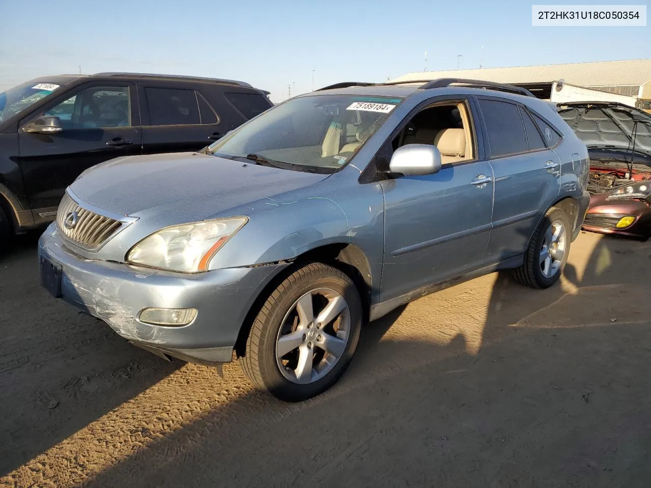 2008 Lexus Rx 350 VIN: 2T2HK31U18C050354 Lot: 75189184