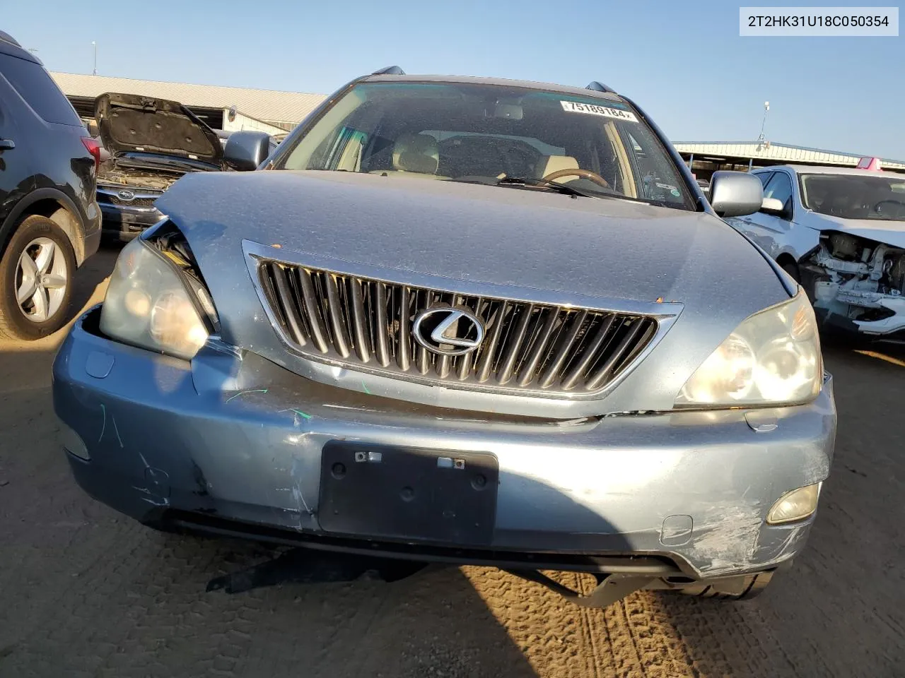 2008 Lexus Rx 350 VIN: 2T2HK31U18C050354 Lot: 75189184