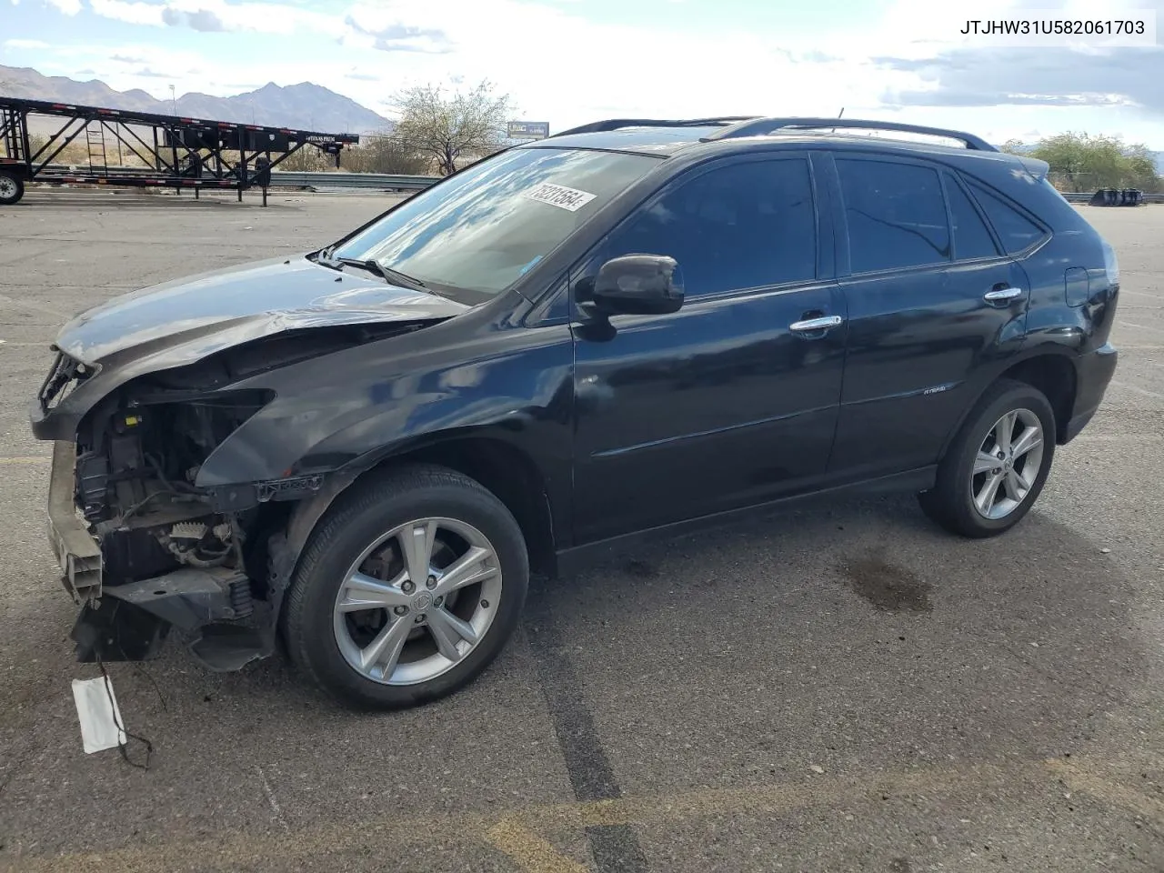 2008 Lexus Rx 400H VIN: JTJHW31U582061703 Lot: 75231564