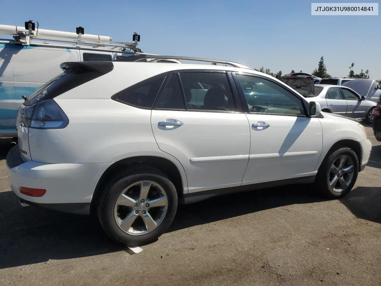 2008 Lexus Rx 350 VIN: JTJGK31U980014841 Lot: 75353824