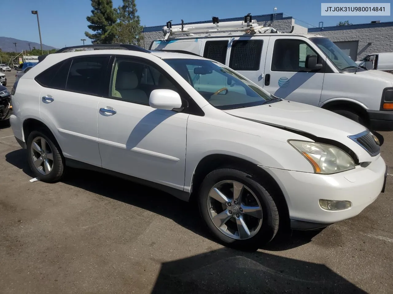 2008 Lexus Rx 350 VIN: JTJGK31U980014841 Lot: 75353824