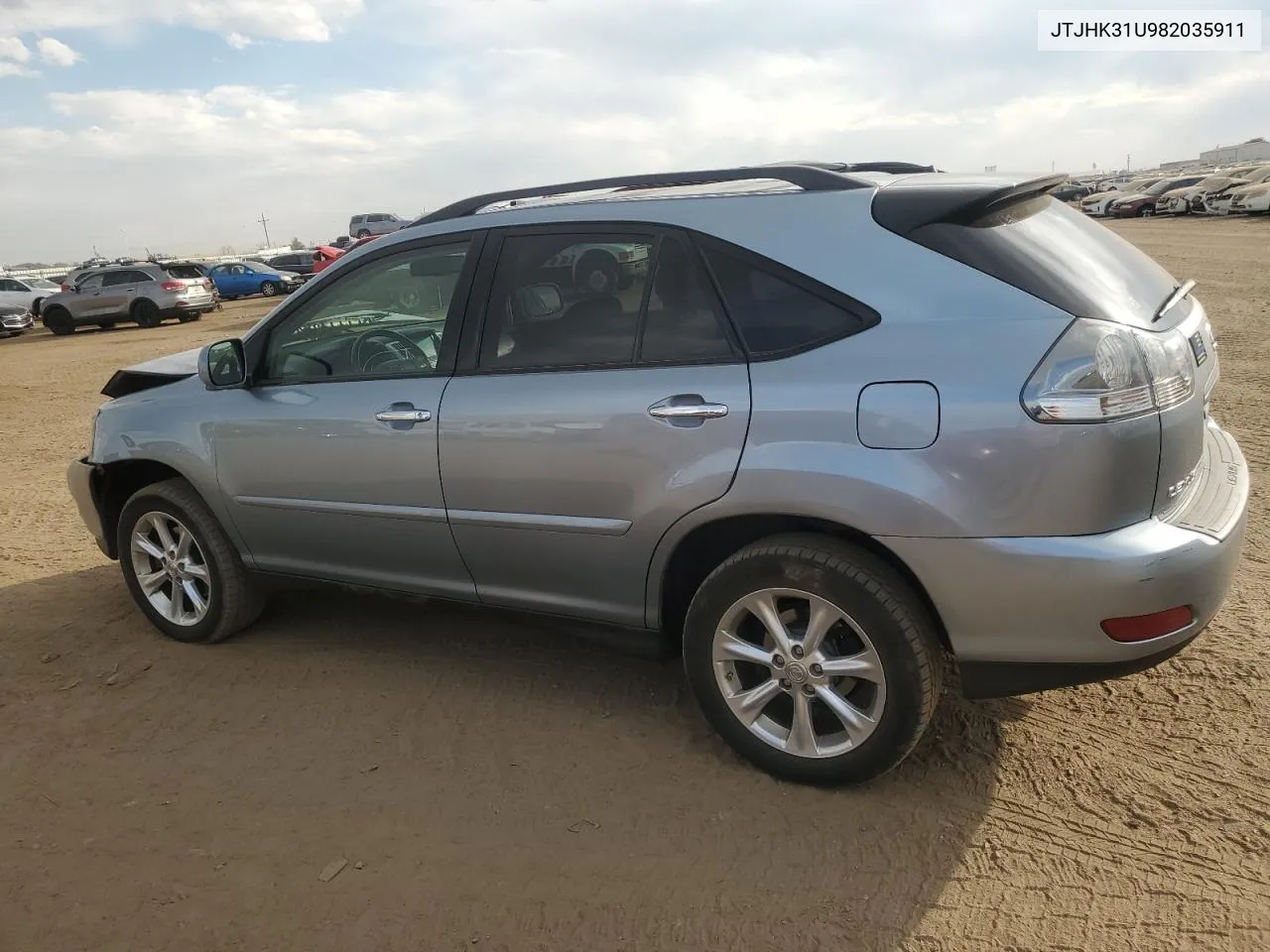 2008 Lexus Rx 350 VIN: JTJHK31U982035911 Lot: 75491144