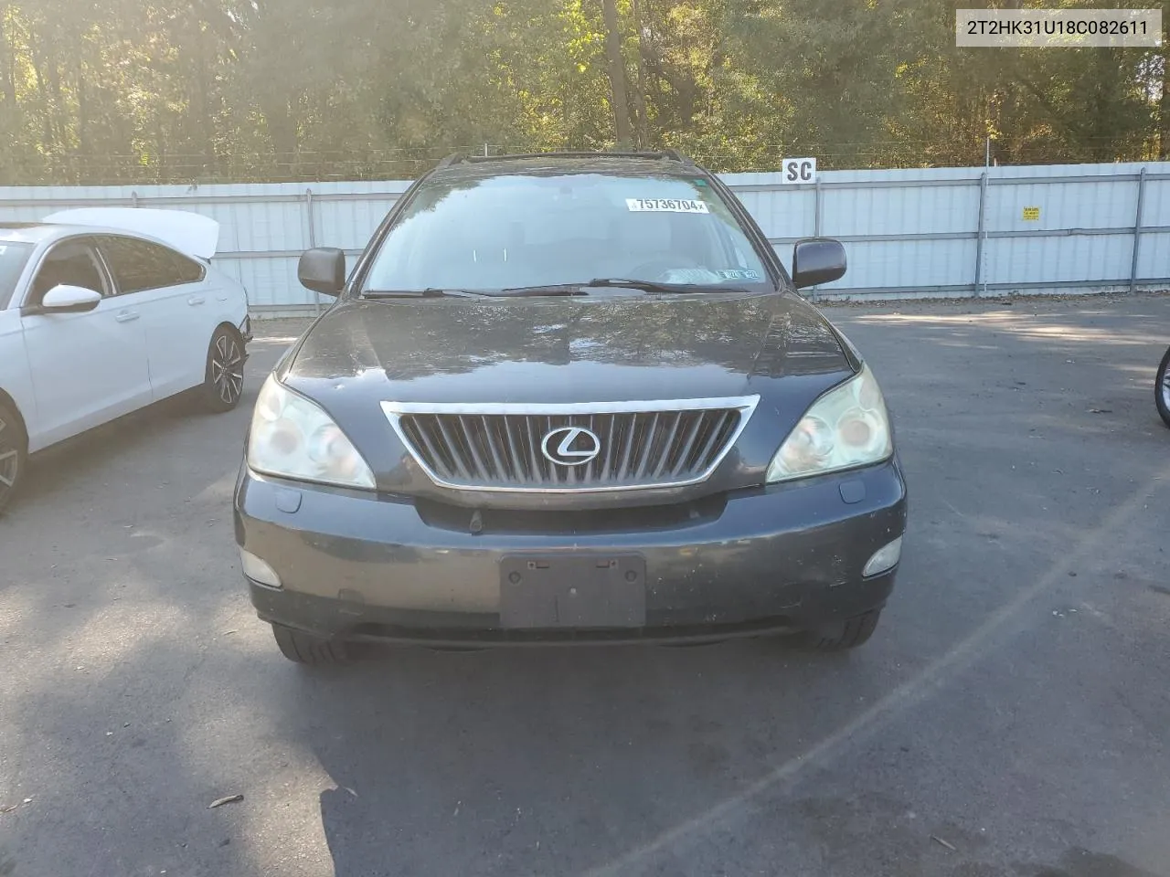 2008 Lexus Rx 350 VIN: 2T2HK31U18C082611 Lot: 75736704