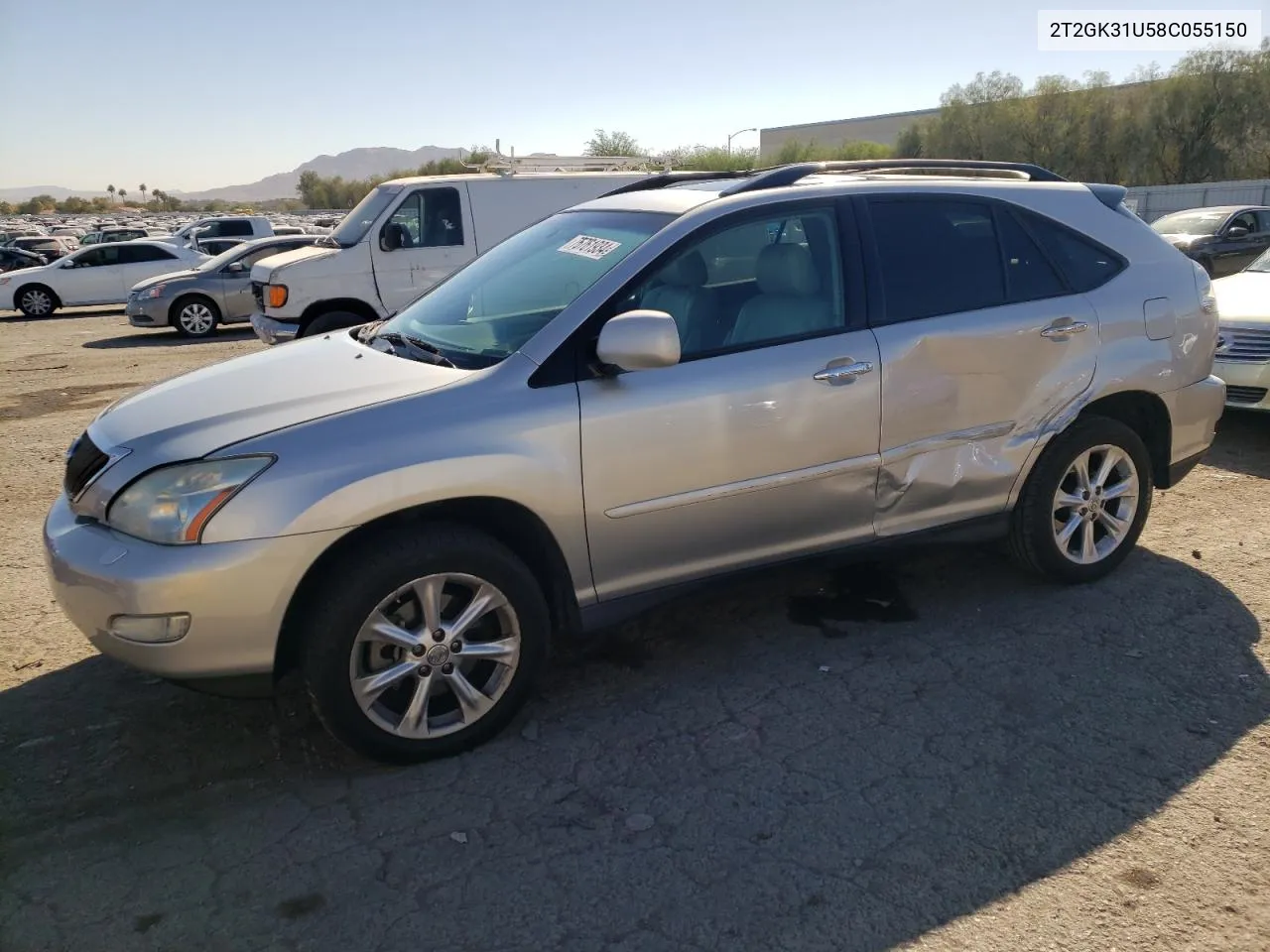 2008 Lexus Rx 350 VIN: 2T2GK31U58C055150 Lot: 75761934