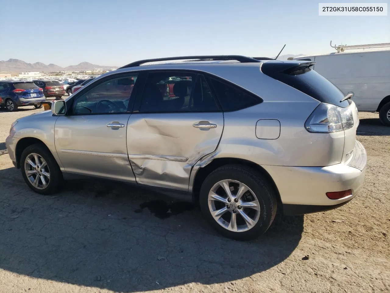 2008 Lexus Rx 350 VIN: 2T2GK31U58C055150 Lot: 75761934