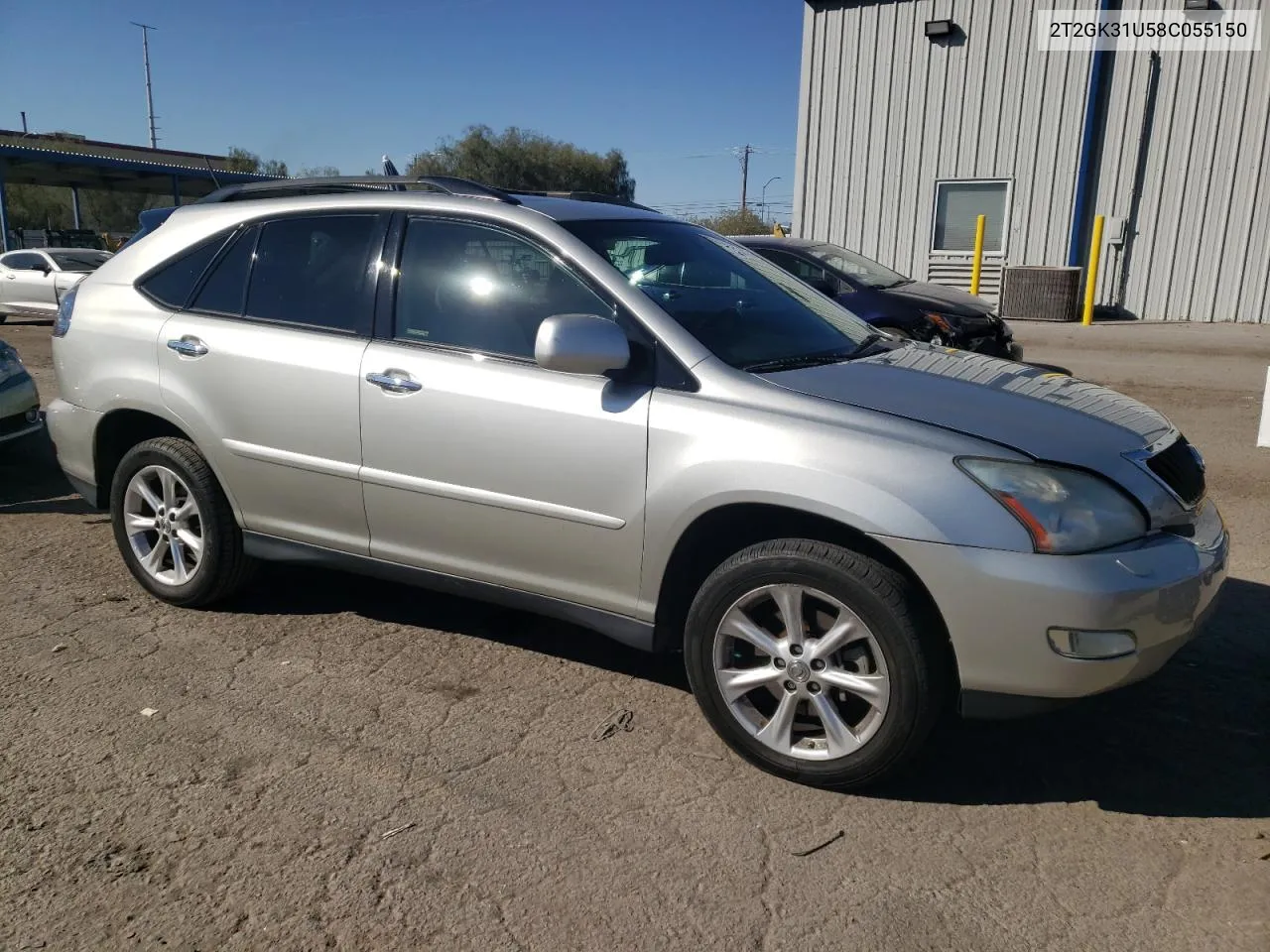 2008 Lexus Rx 350 VIN: 2T2GK31U58C055150 Lot: 75761934