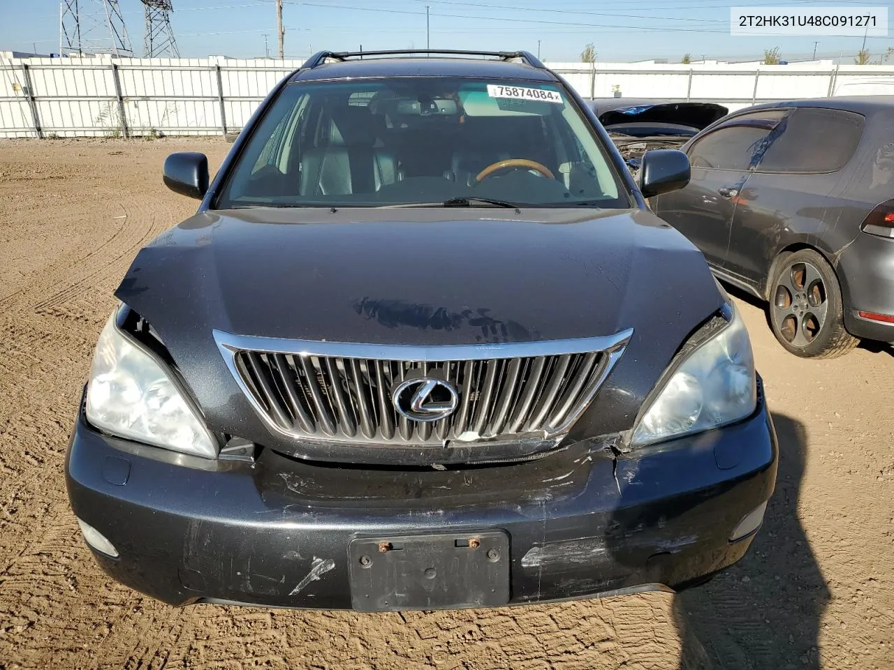 2008 Lexus Rx 350 VIN: 2T2HK31U48C091271 Lot: 75874084