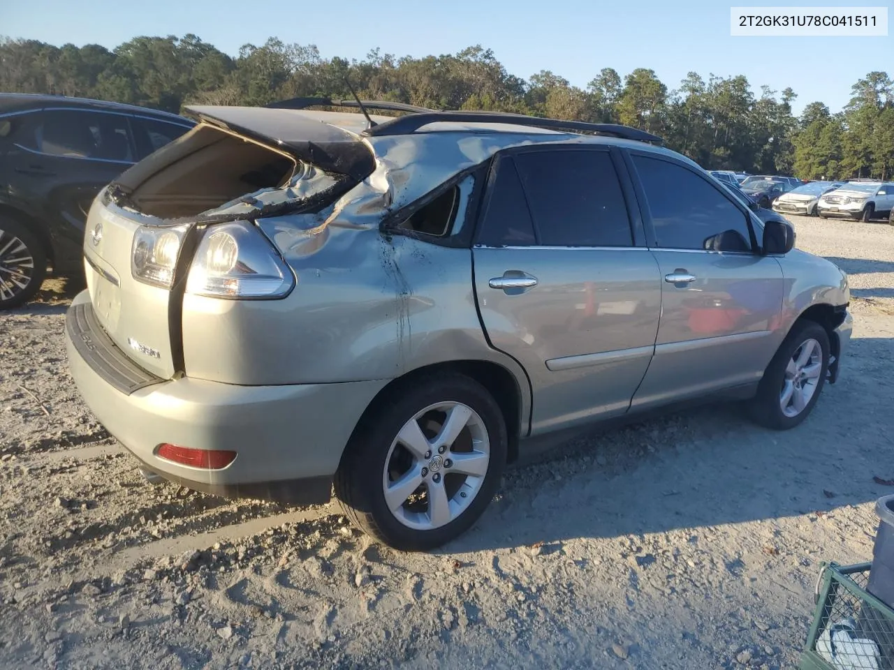 2008 Lexus Rx 350 VIN: 2T2GK31U78C041511 Lot: 76016184