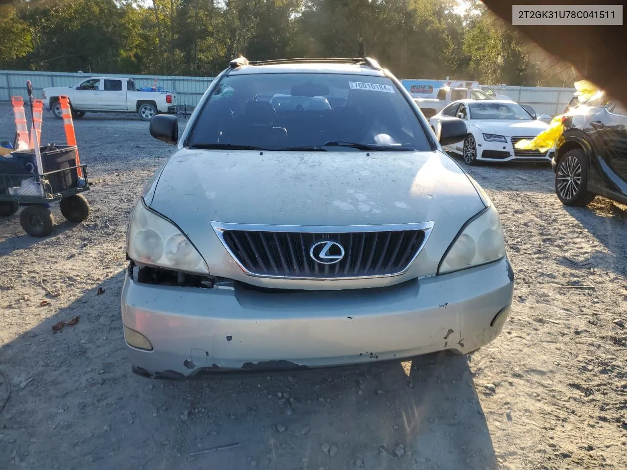 2008 Lexus Rx 350 VIN: 2T2GK31U78C041511 Lot: 76016184