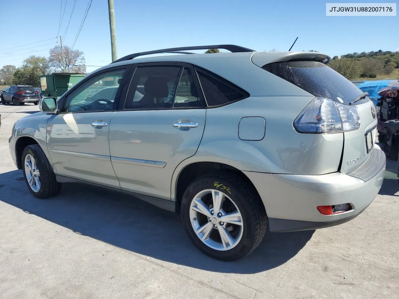 2008 Lexus Rx 400H VIN: JTJGW31U882007176 Lot: 76448784