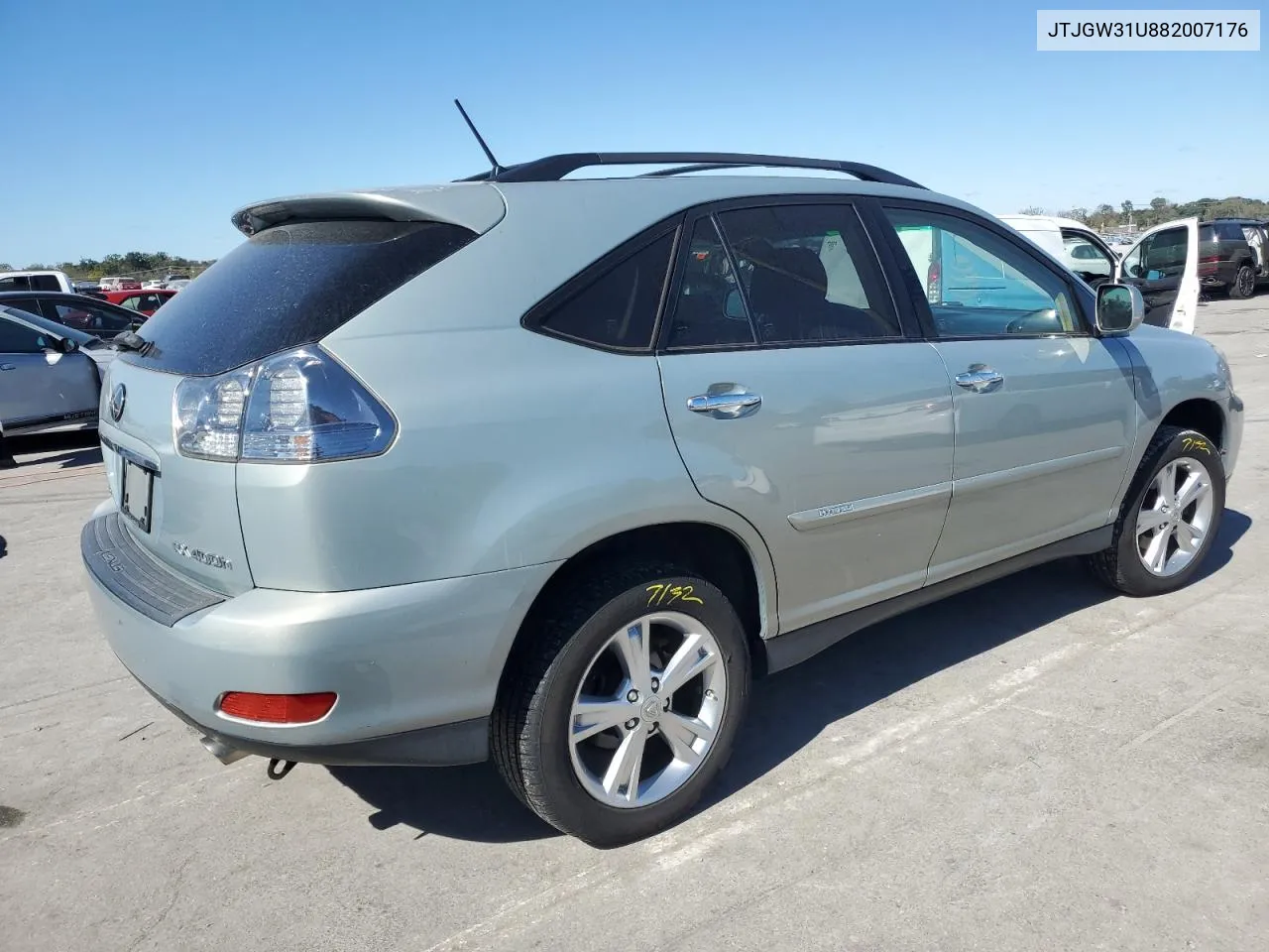 2008 Lexus Rx 400H VIN: JTJGW31U882007176 Lot: 76448784