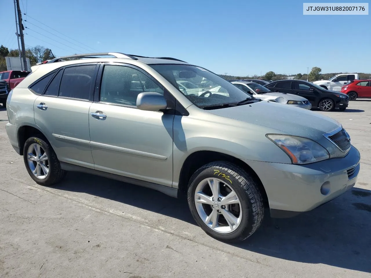 2008 Lexus Rx 400H VIN: JTJGW31U882007176 Lot: 76448784