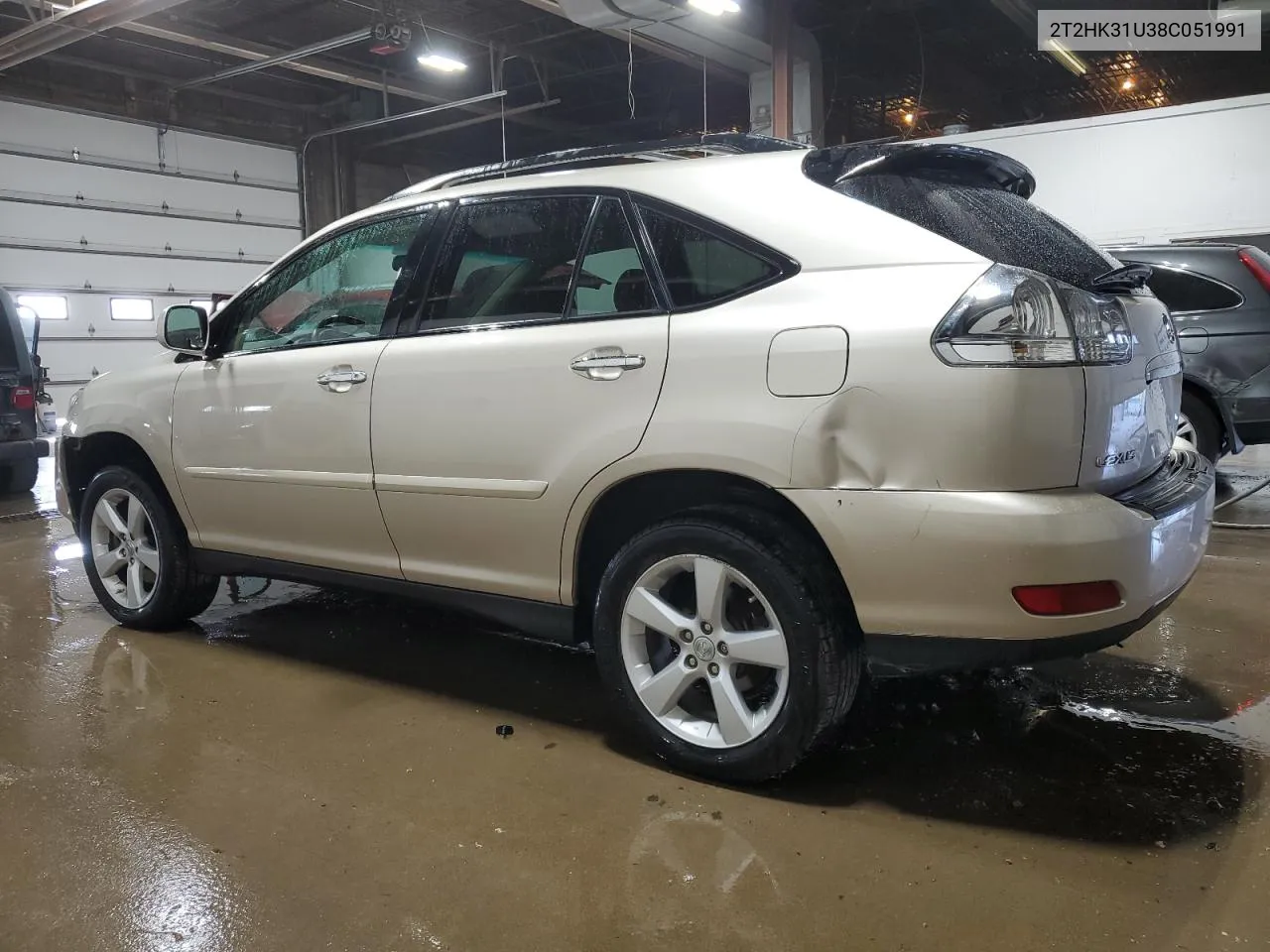 2008 Lexus Rx 350 VIN: 2T2HK31U38C051991 Lot: 76677904