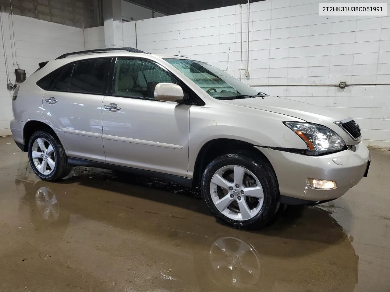 2008 Lexus Rx 350 VIN: 2T2HK31U38C051991 Lot: 76677904