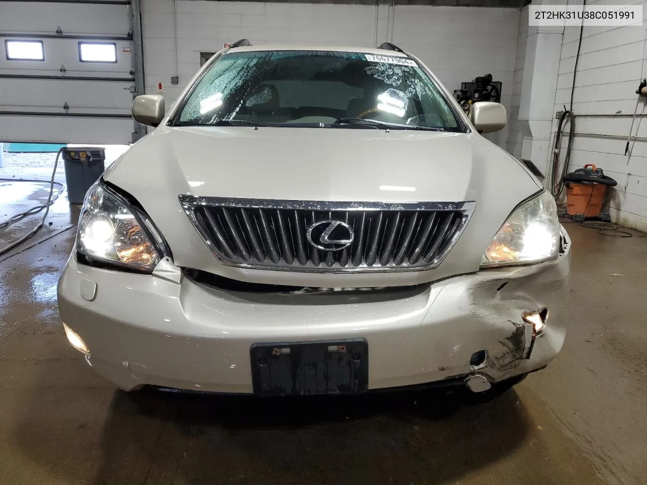 2008 Lexus Rx 350 VIN: 2T2HK31U38C051991 Lot: 76677904