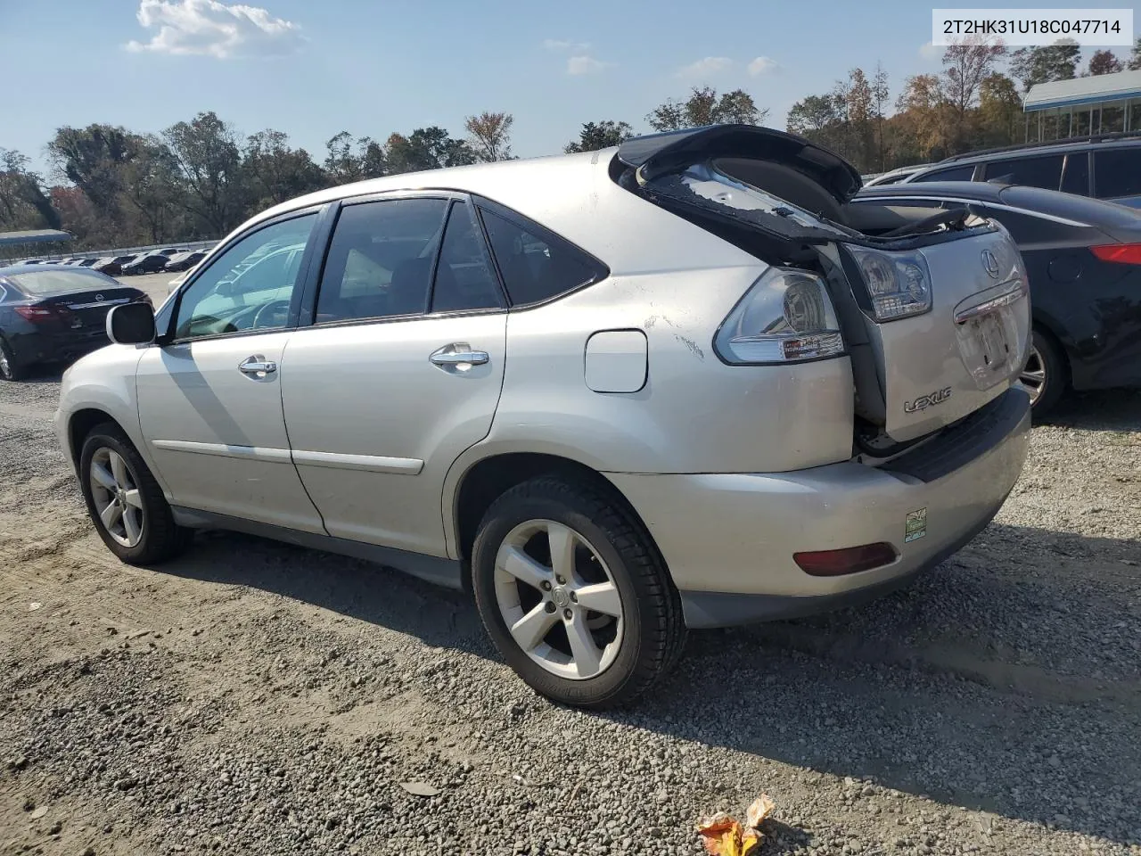 2008 Lexus Rx 350 VIN: 2T2HK31U18C047714 Lot: 77044514