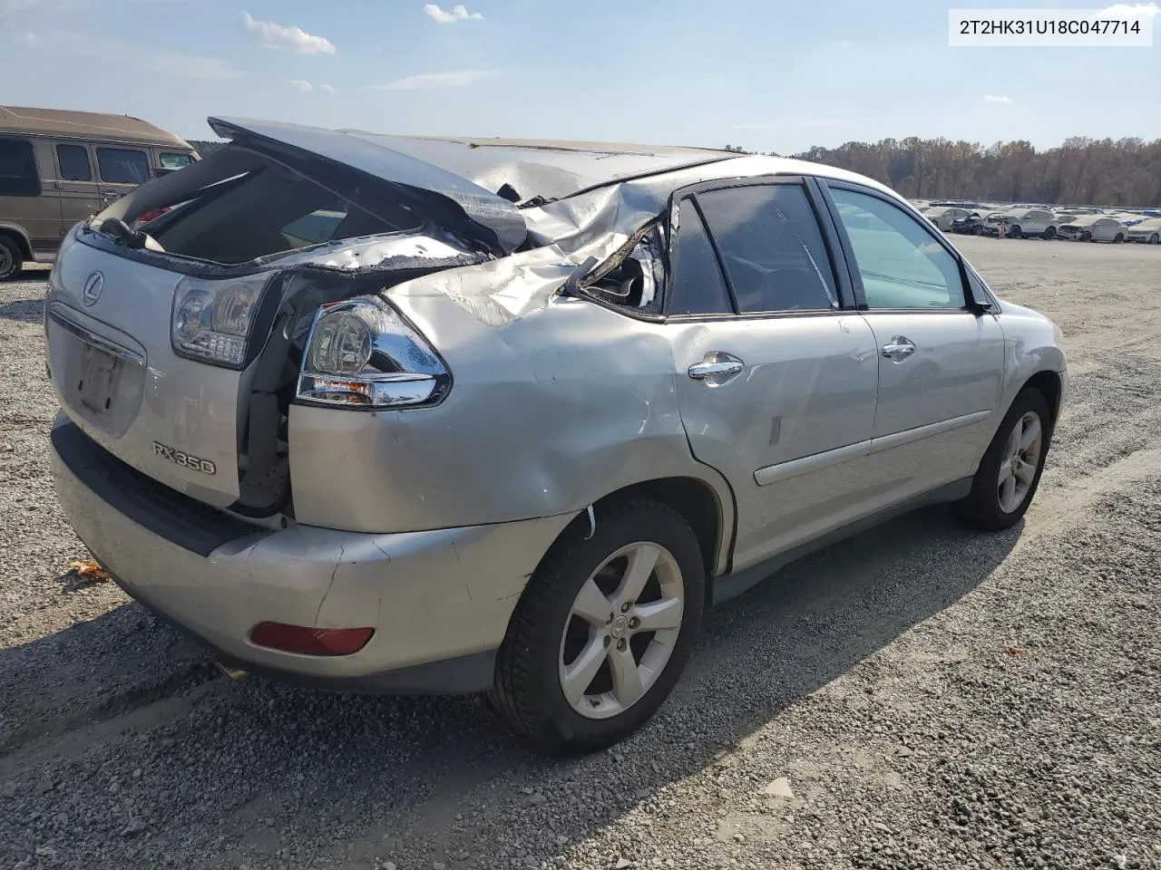 2008 Lexus Rx 350 VIN: 2T2HK31U18C047714 Lot: 77044514