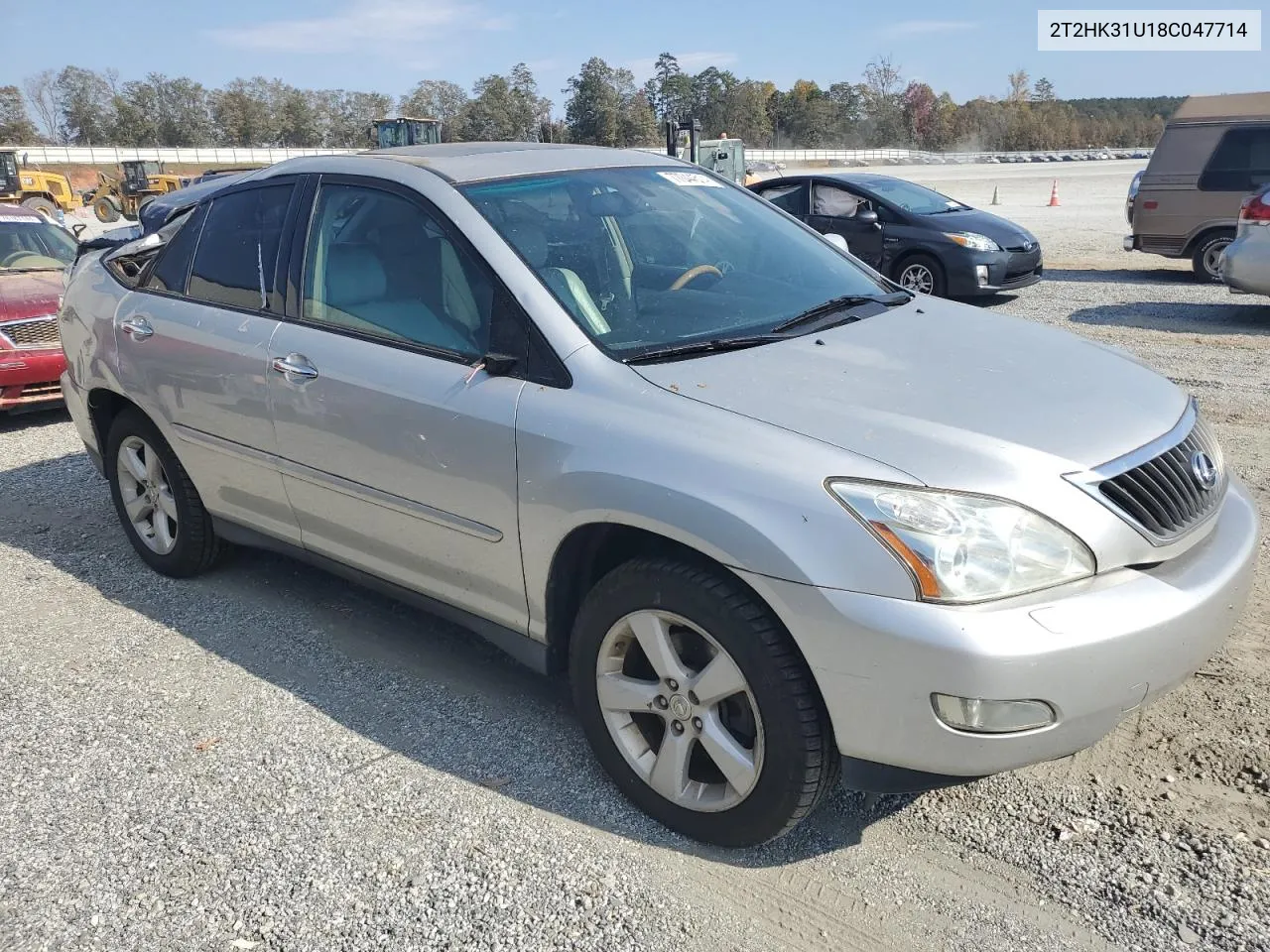 2008 Lexus Rx 350 VIN: 2T2HK31U18C047714 Lot: 77044514