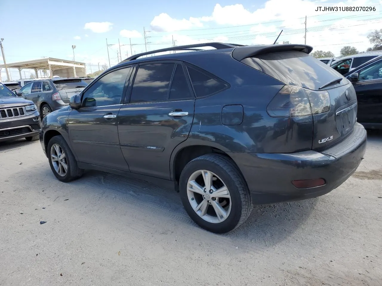 2008 Lexus Rx 400H VIN: JTJHW31U882070296 Lot: 77180704