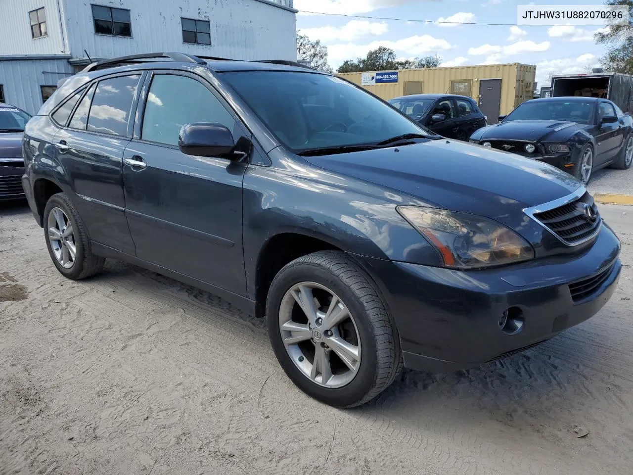 2008 Lexus Rx 400H VIN: JTJHW31U882070296 Lot: 77180704