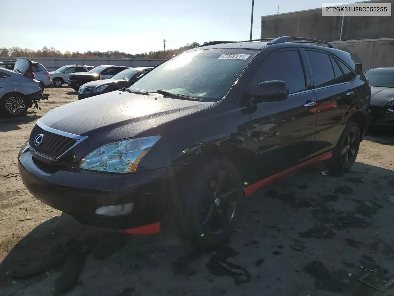 2008 Lexus Rx 350 VIN: 2T2GK31U88C055255 Lot: 77670644