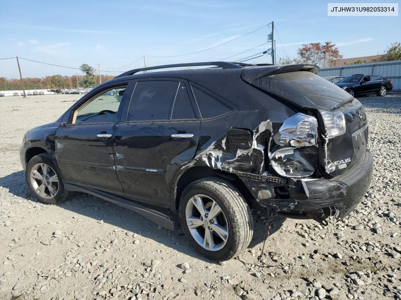 2008 Lexus Rx 400H VIN: JTJHW31U982053314 Lot: 77881674