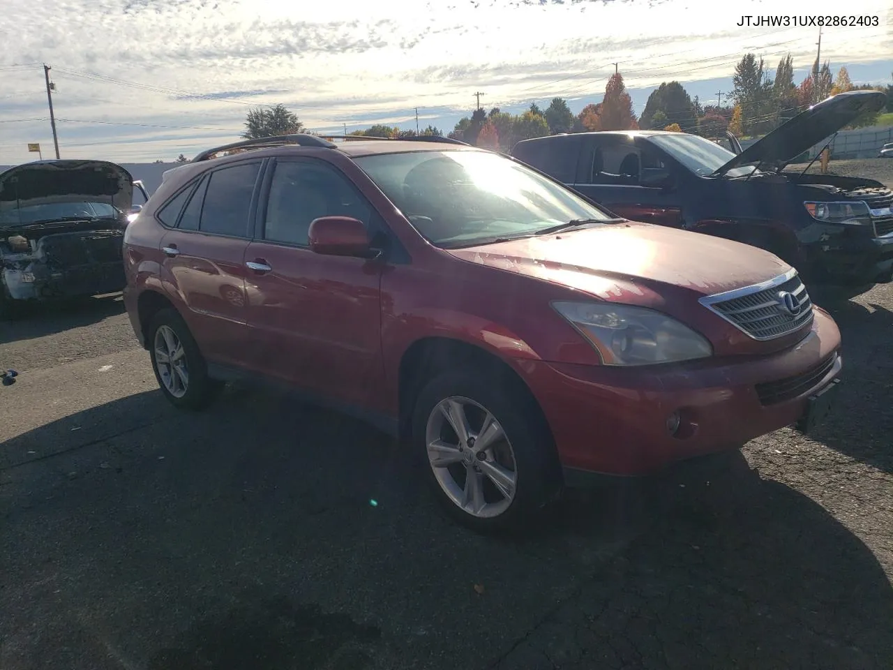 2008 Lexus Rx 400H VIN: JTJHW31UX82862403 Lot: 77889934