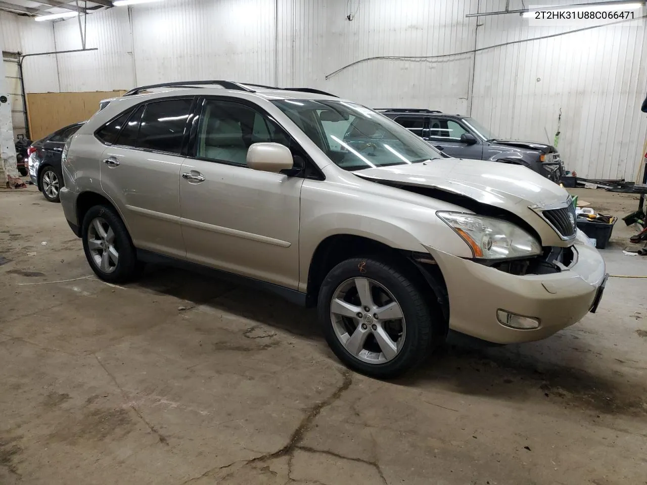 2008 Lexus Rx 350 VIN: 2T2HK31U88C066471 Lot: 78206264