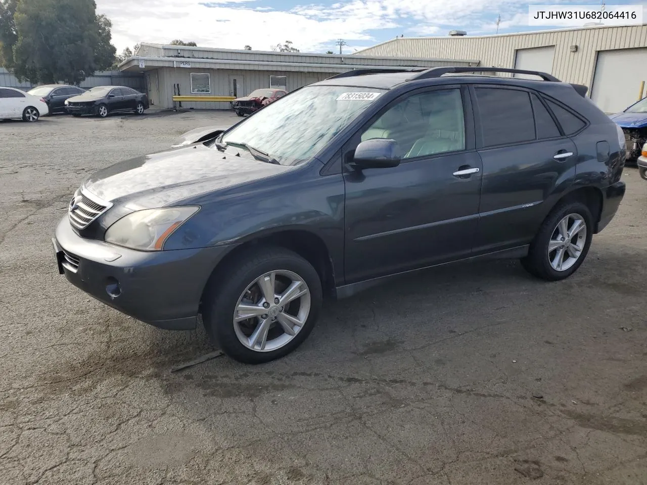 2008 Lexus Rx 400H VIN: JTJHW31U682064416 Lot: 78315034