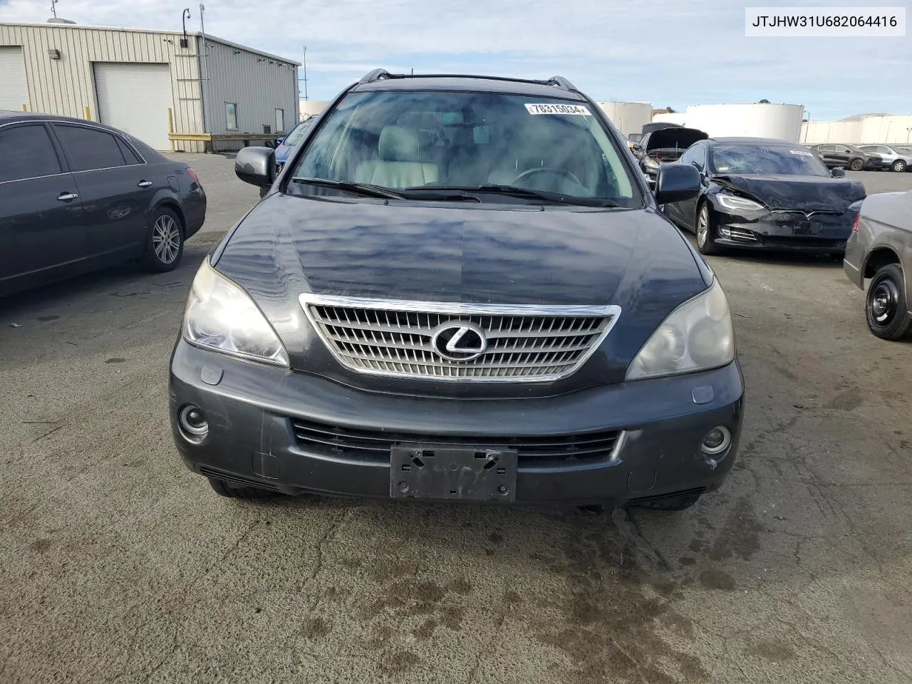 2008 Lexus Rx 400H VIN: JTJHW31U682064416 Lot: 78315034