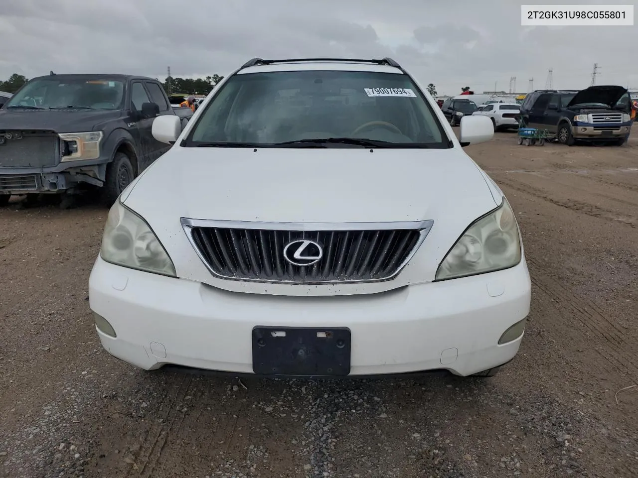 2008 Lexus Rx 350 VIN: 2T2GK31U98C055801 Lot: 79007694