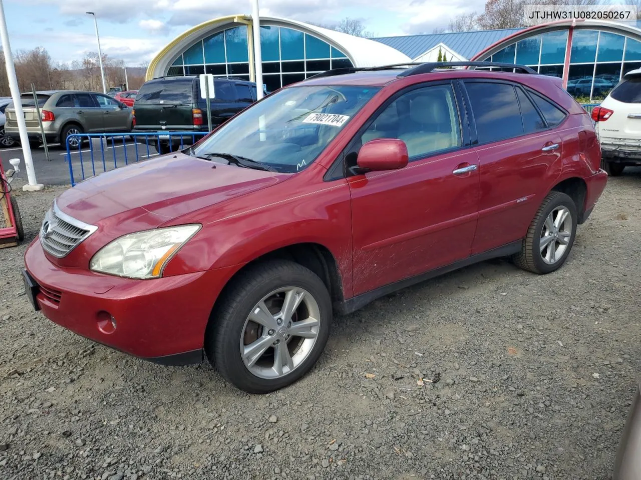 2008 Lexus Rx 400H VIN: JTJHW31U082050267 Lot: 79021704