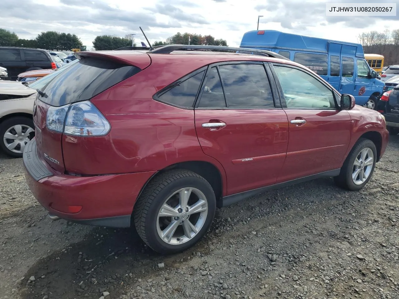 2008 Lexus Rx 400H VIN: JTJHW31U082050267 Lot: 79021704