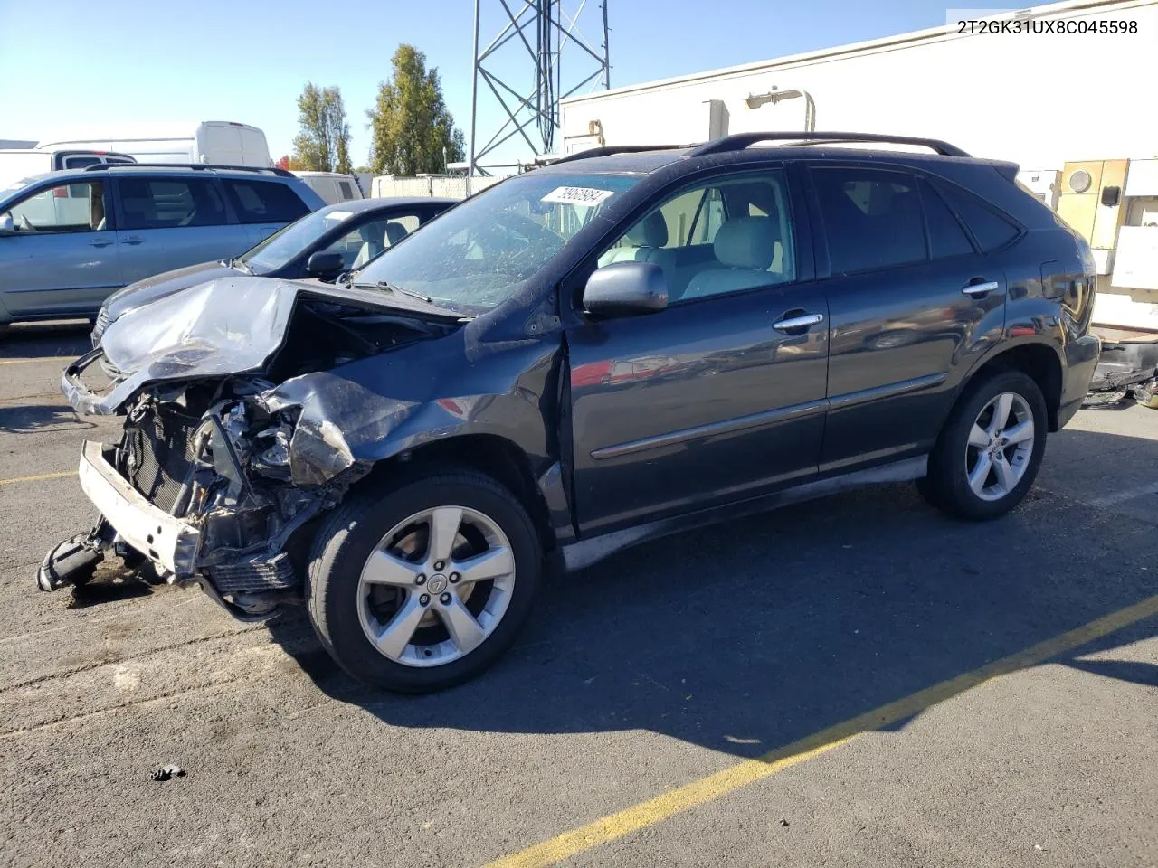 2008 Lexus Rx 350 VIN: 2T2GK31UX8C045598 Lot: 79960984