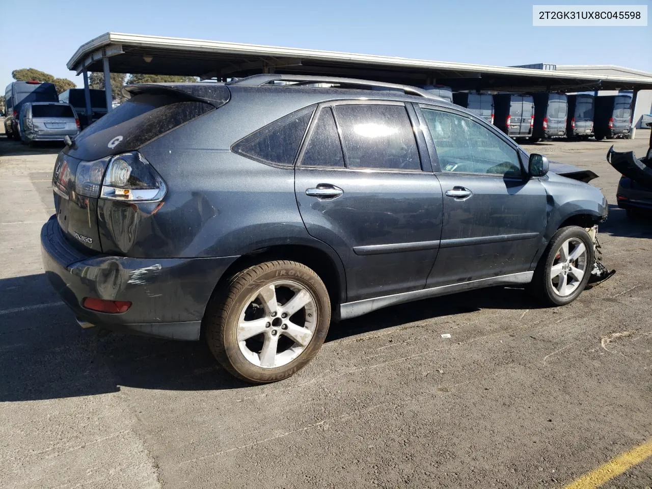 2008 Lexus Rx 350 VIN: 2T2GK31UX8C045598 Lot: 79960984