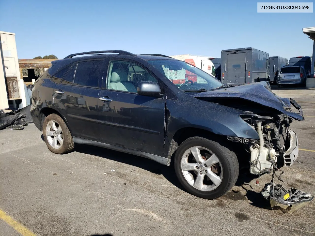 2008 Lexus Rx 350 VIN: 2T2GK31UX8C045598 Lot: 79960984