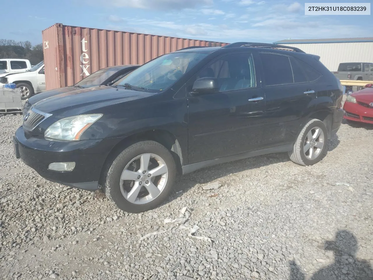 2008 Lexus Rx 350 VIN: 2T2HK31U18C083239 Lot: 80196754