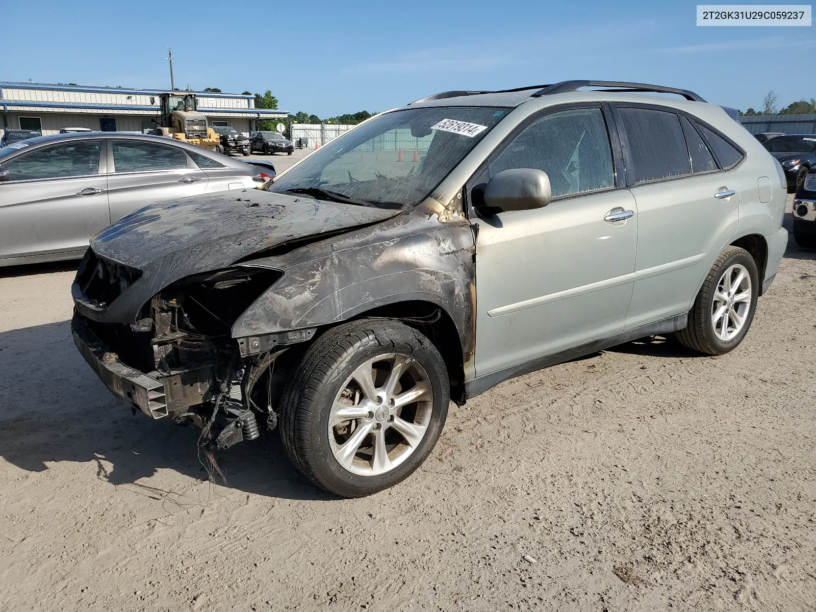 2009 Lexus Rx 350 VIN: 2T2GK31U29C059237 Lot: 52619314