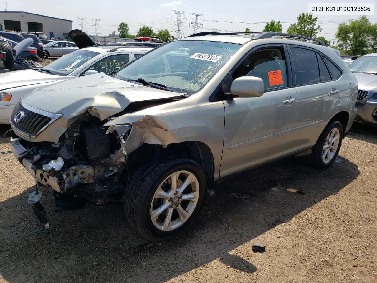 2009 Lexus Rx 350 VIN: 2T2HK31U19C128536 Lot: 54587003