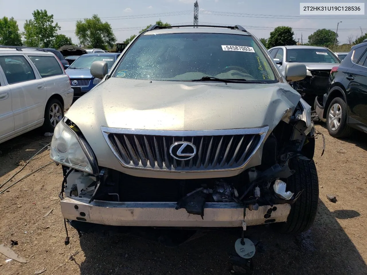 2009 Lexus Rx 350 VIN: 2T2HK31U19C128536 Lot: 54587003