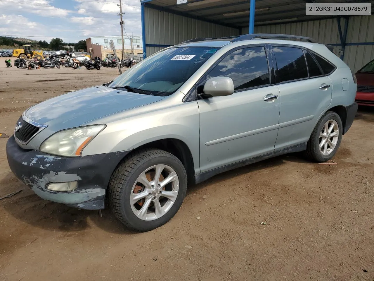 2009 Lexus Rx 350 VIN: 2T2GK31U49C078579 Lot: 60857564