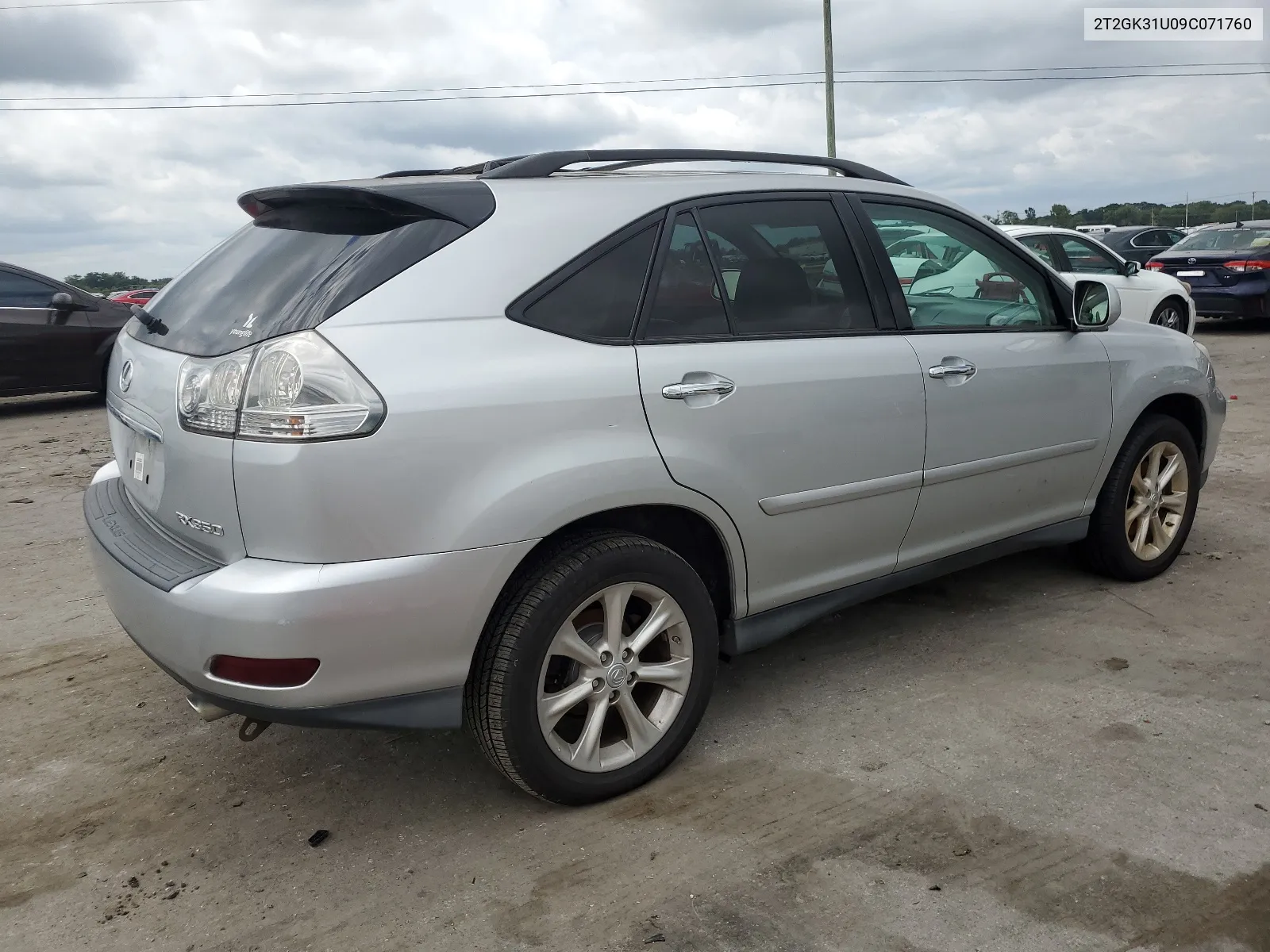 2009 Lexus Rx 350 VIN: 2T2GK31U09C071760 Lot: 67481204