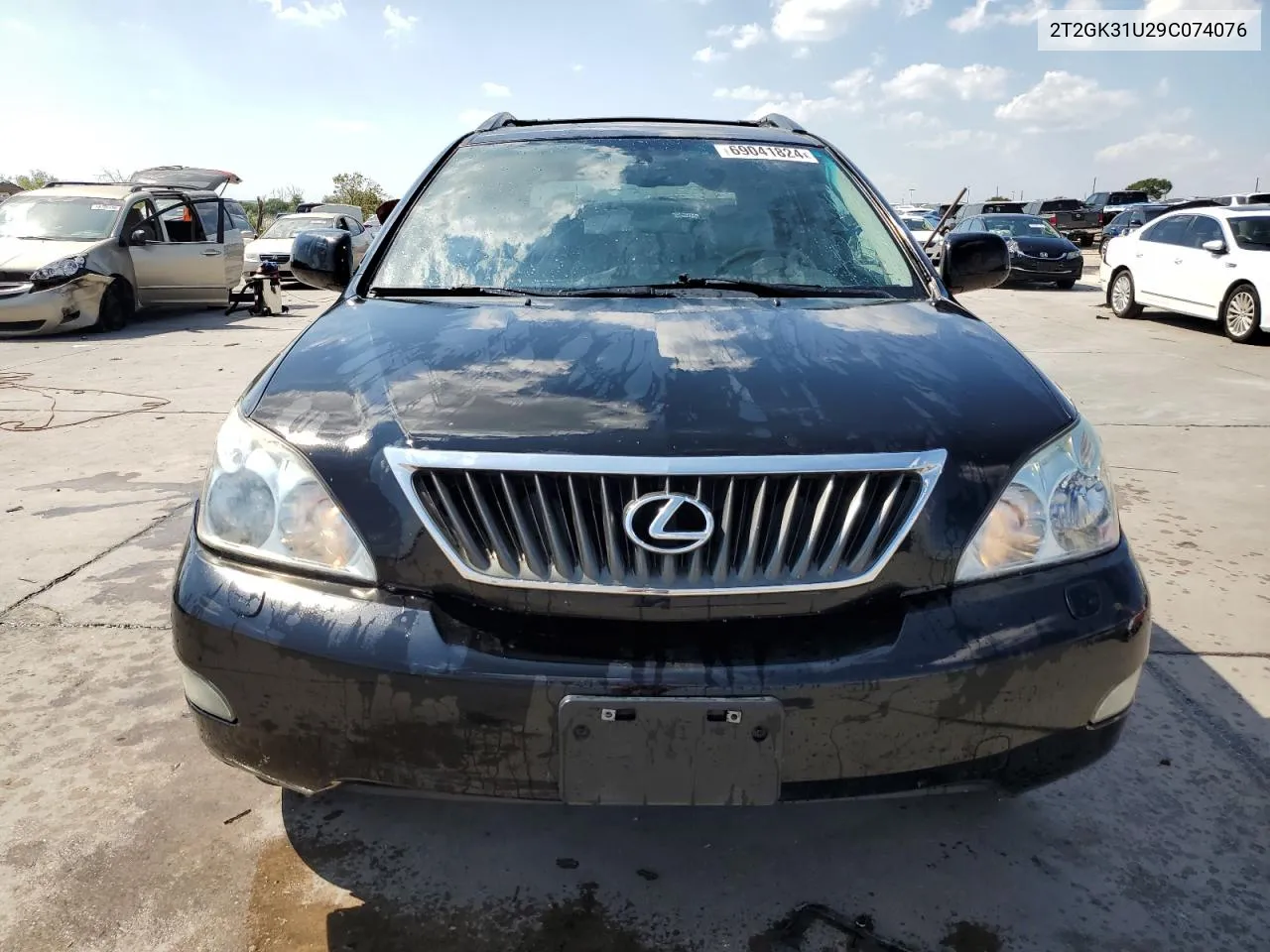 2009 Lexus Rx 350 VIN: 2T2GK31U29C074076 Lot: 69041824