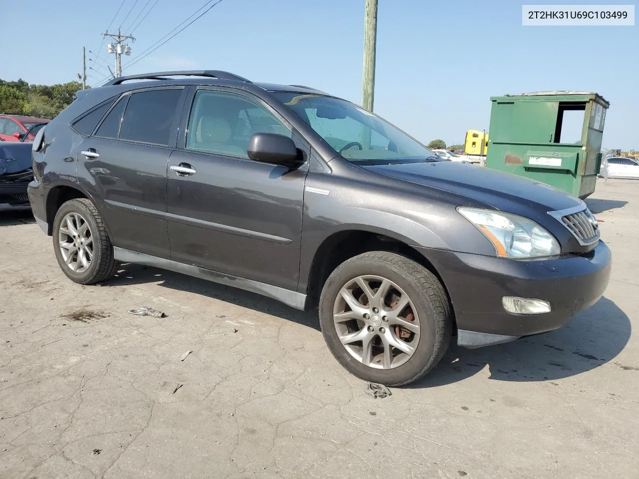 2009 Lexus Rx 350 VIN: 2T2HK31U69C103499 Lot: 69286084