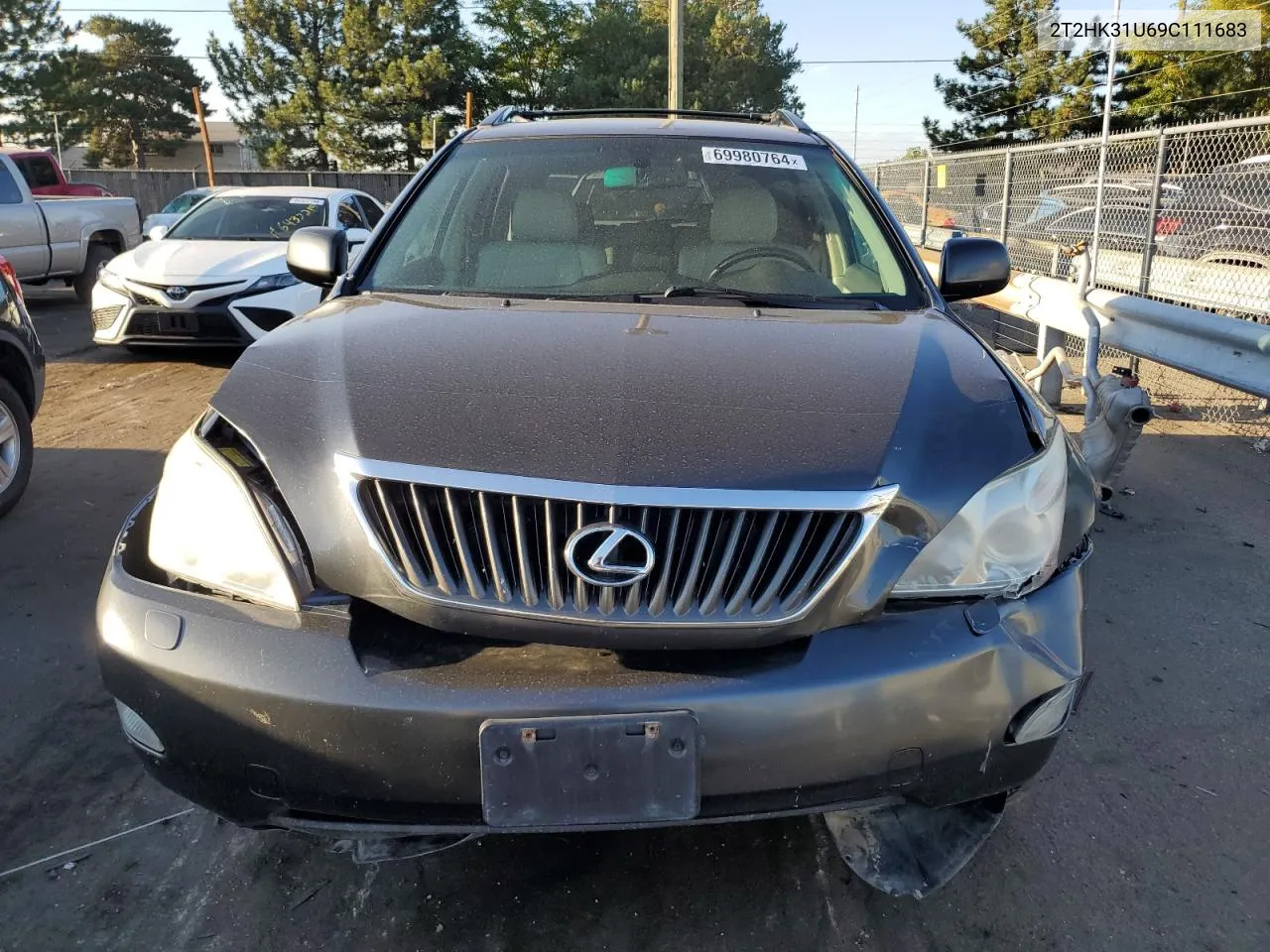 2009 Lexus Rx 350 VIN: 2T2HK31U69C111683 Lot: 69980764