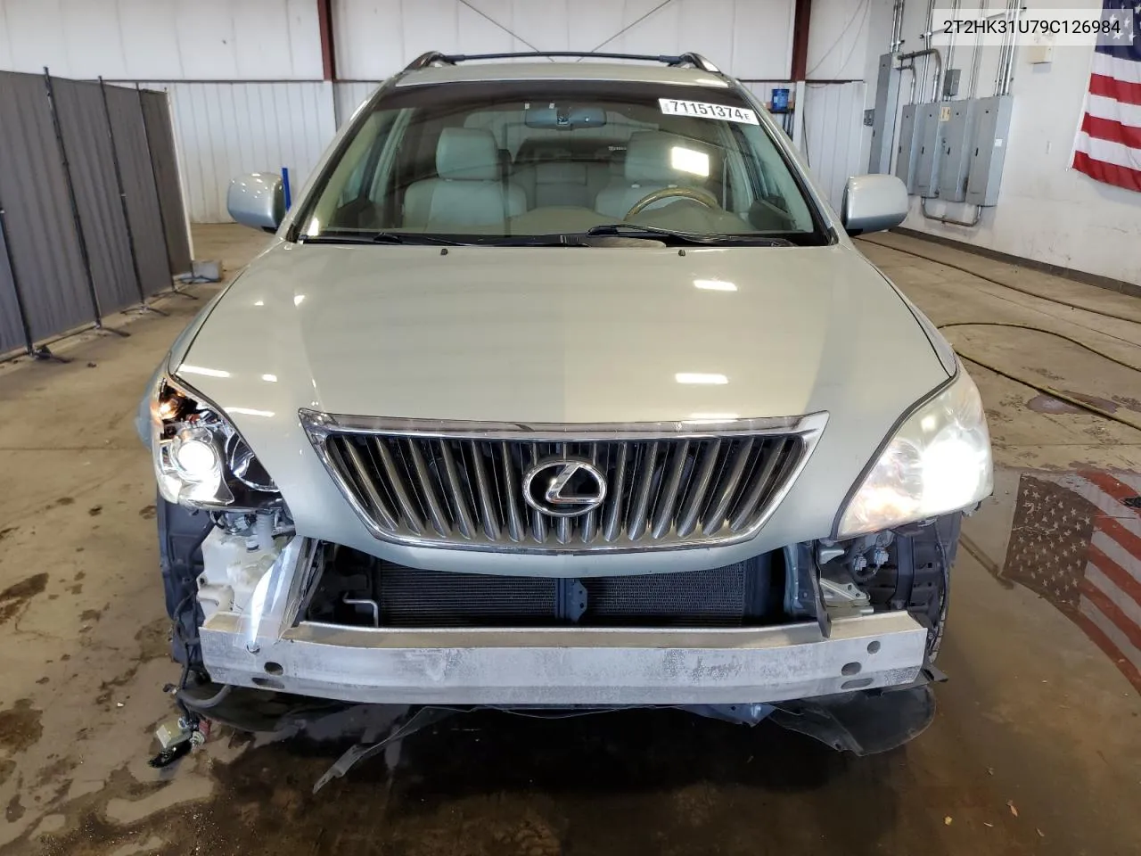 2009 Lexus Rx 350 VIN: 2T2HK31U79C126984 Lot: 71151374