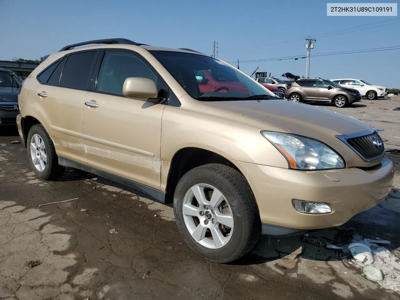 2009 Lexus Rx 350 VIN: 2T2HK31U89C109191 Lot: 71176684