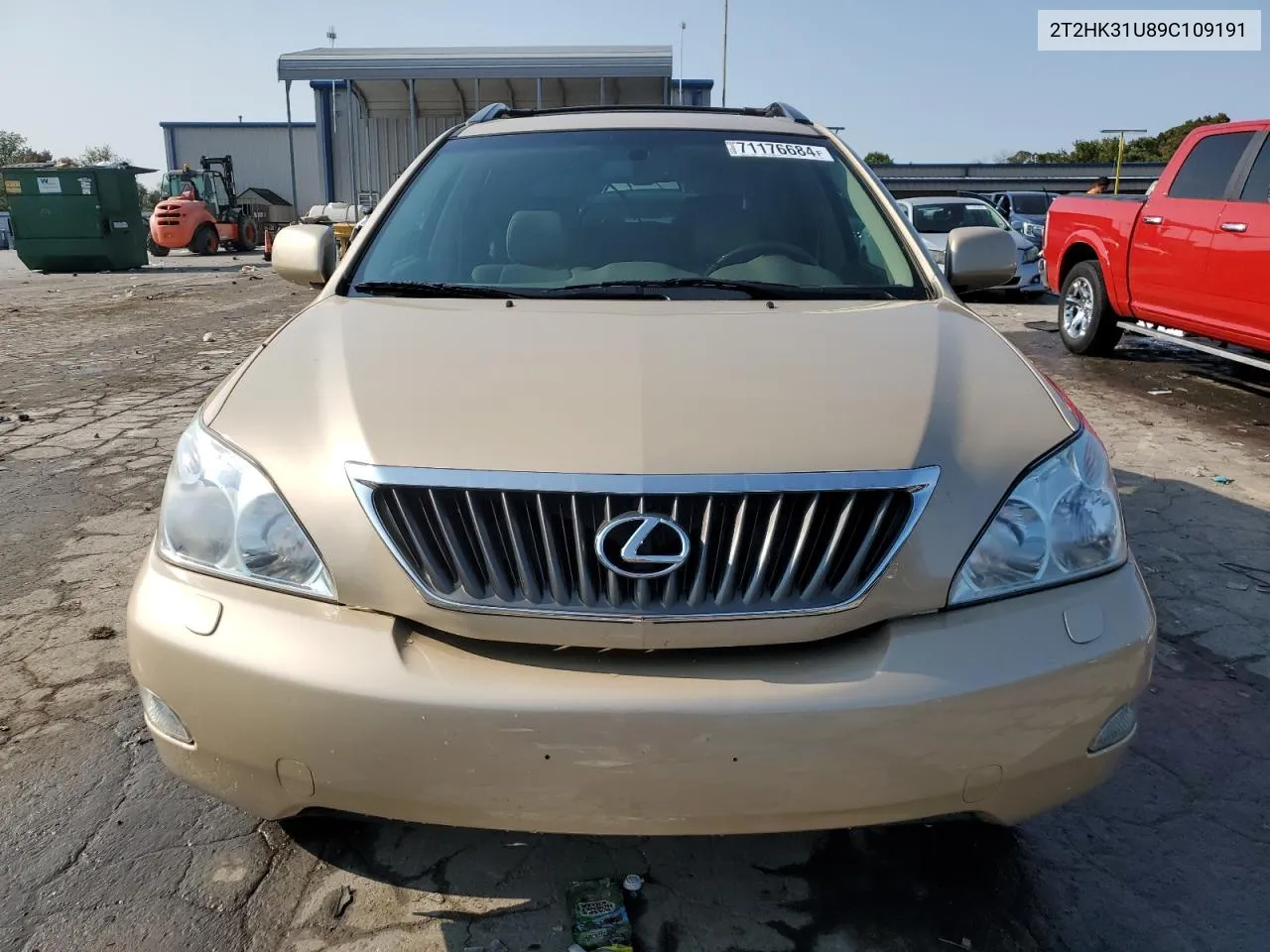 2009 Lexus Rx 350 VIN: 2T2HK31U89C109191 Lot: 71176684